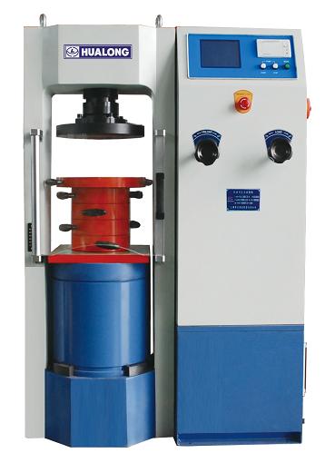 Compression testing machine for building m...